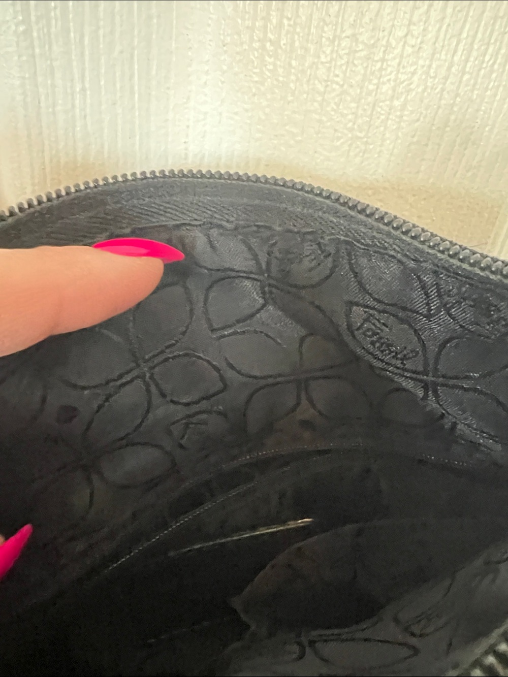 Fossil Black Leather Crossbody Bag - Picture 12 of 12